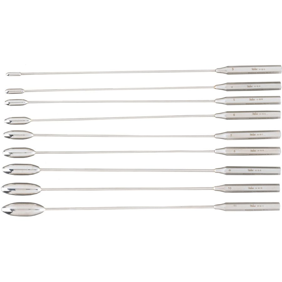 Set de Dilatadores de Bakes 8-1/4"(21.0cm), maleable · MILTEX 14-8
