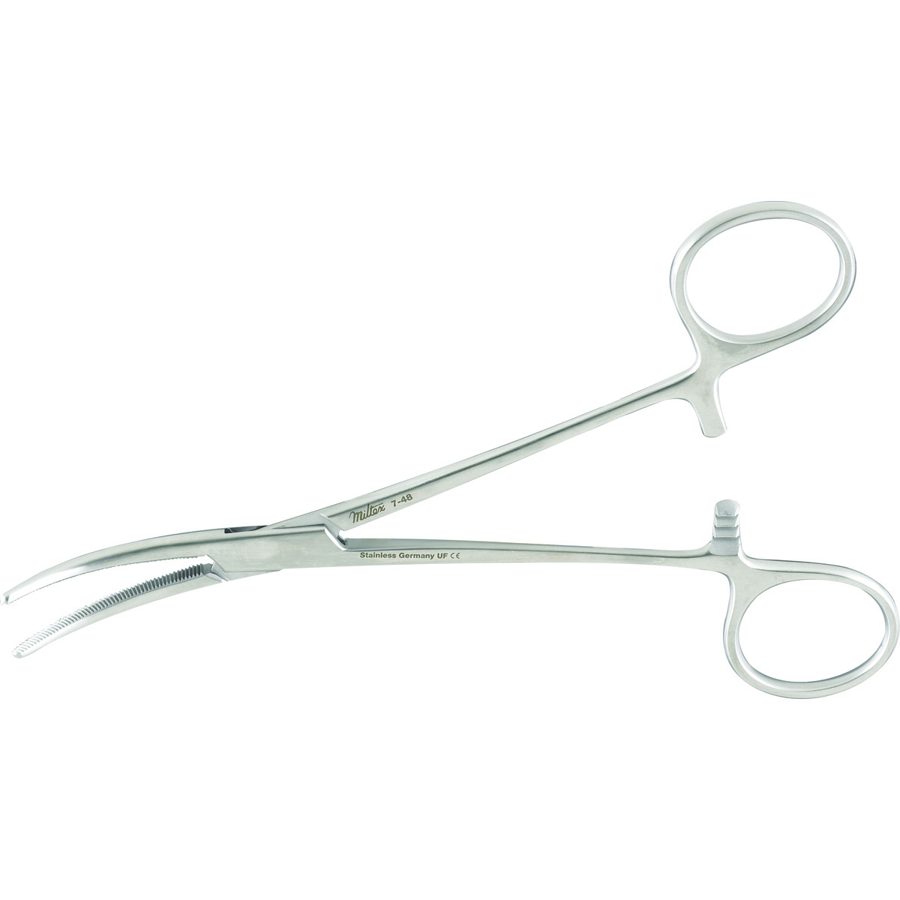 Pinza Crille Fcps 6-1/4 CVD, curvo 16cm · MILTEX 7-48